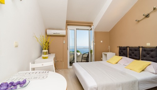 Estudio estándar, 1 cama doble, balcón