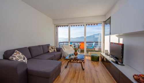 Apartamento familiar, 2 habitaciones, 2 baños, junto a la montaña (Aldesago Panoramica)