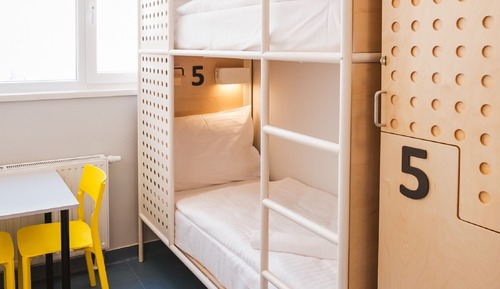 Dormitorio compartido, dormitorio mixto (1 Bed in a 6-Bed Dorm)