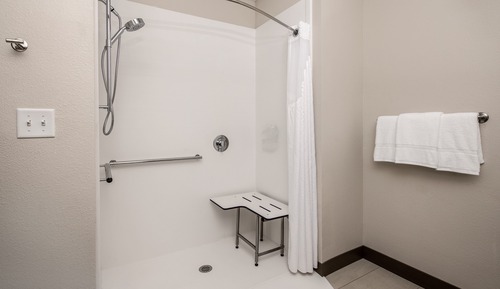 Habitación estándar, 1 cama de matrimonio grande (Communications, Roll-In Shower)
