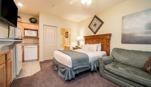 Suite estudio Deluxe, 1 cama de matrimonio, frigorífico