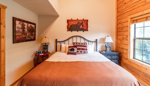 Cabaña familiar, 2 habitaciones, bañera de hidromasaje
