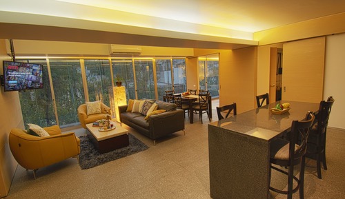 Apartamento Deluxe, 2 habitaciones, 2 baños, vistas a la ciudad