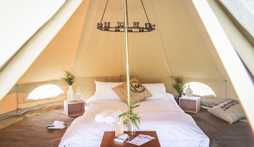 Habitación cuádruple, vistas al mar (Kentia Teepee)