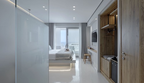 Habitación Premium doble, piscina privada, vistas al mar