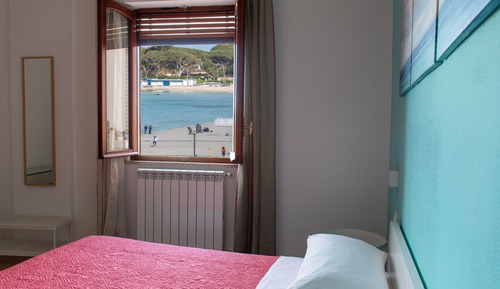 Habitación Deluxe doble, 1 cama de matrimonio grande, vistas a la playa