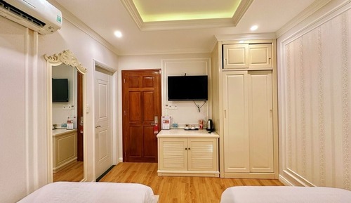 Habitación estándar con 2 camas individuales, sin ventanas