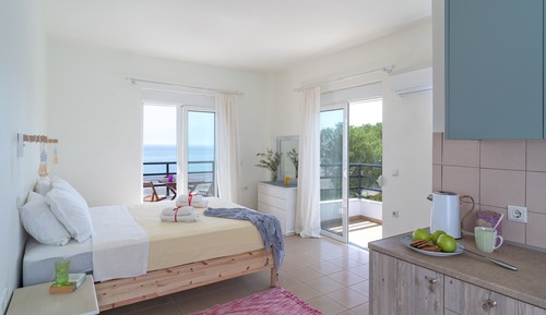 Habitación doble, 1 habitación, vistas al mar, junto a la playa