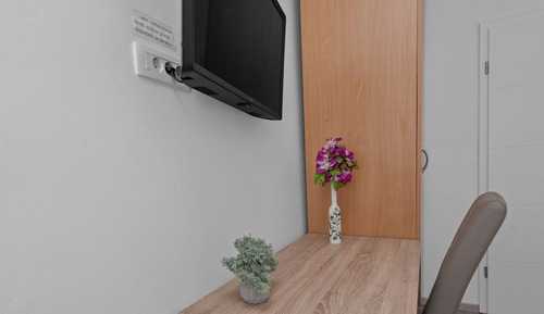 Habitación individual, baño compartido