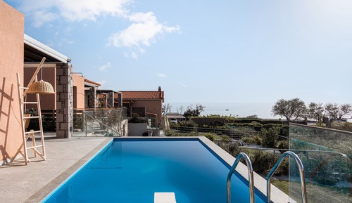Villa exclusiva, 2 habitaciones, piscina privada, vistas al mar