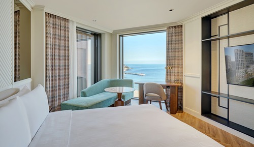 Habitación Deluxe, vistas parciales al mar (King)