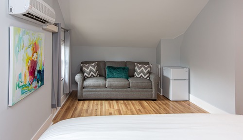 Habitación económica, 1 cama de matrimonio grande con sofá cama, no fumadores, microondas