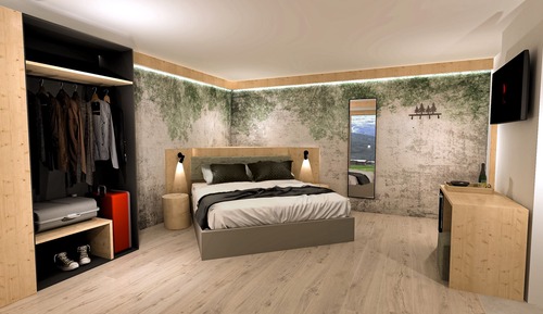 Habitación Deluxe con 1 cama doble o 2 individuales
