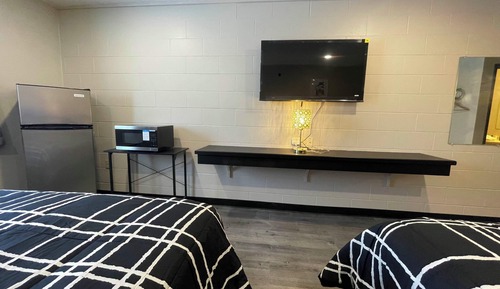 Habitación Deluxe doble, frigorífico y microondas