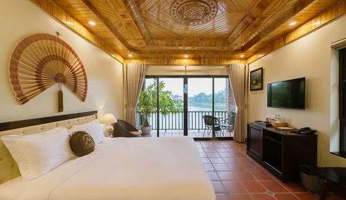 Habitación Premier con 1 cama doble o 2 individuales, vistas al lago