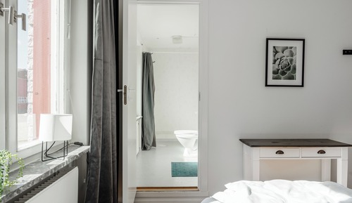 Habitación doble, baño privado