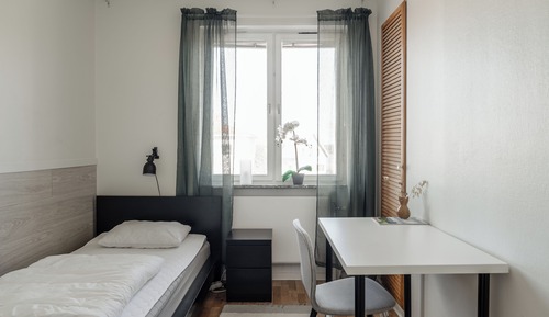 Habitación individual, baño privado