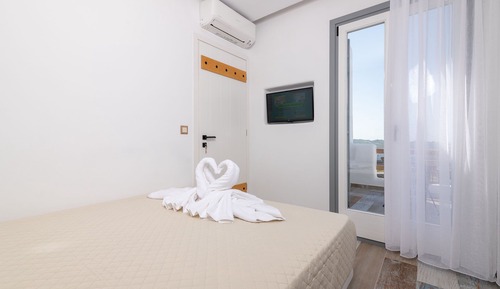 Casa Deluxe, 2 habitaciones, piscina privada, vistas al mar (Black Villa)