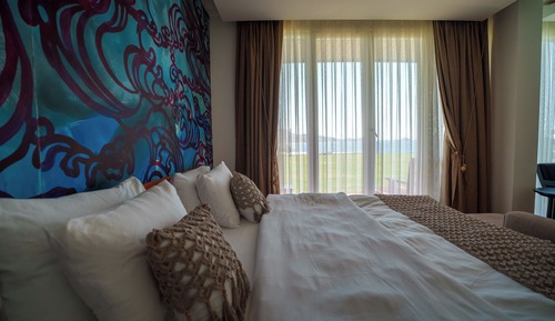 Habitación Confort, 1 cama doble, balcón, vistas al mar