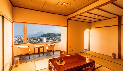 Habitación estándar, no fumadores, vistas al mar (12 Tatami-mats, with Bath)