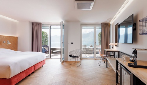 Habitación familiar, vistas al lago