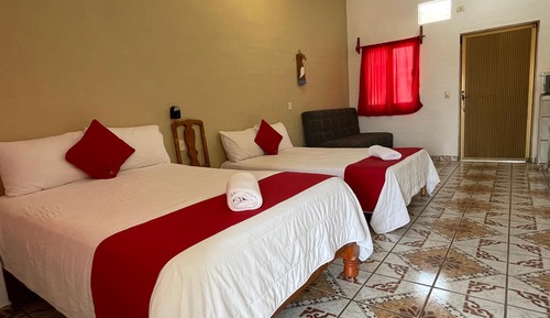 Bungalow, varias camas
