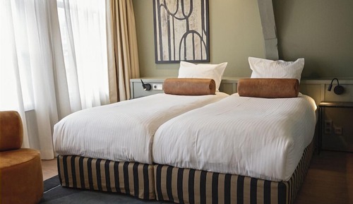 Habitación Deluxe con 2 camas individuales (Luxe Grachtenkamer)