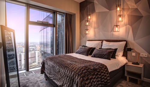 Suite Confort, 1 habitación, baño privado, vistas a la ciudad