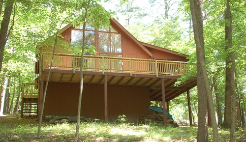 Cabaña, varias camas (Fox Hollow - Cozy Den with a Hot Tub )