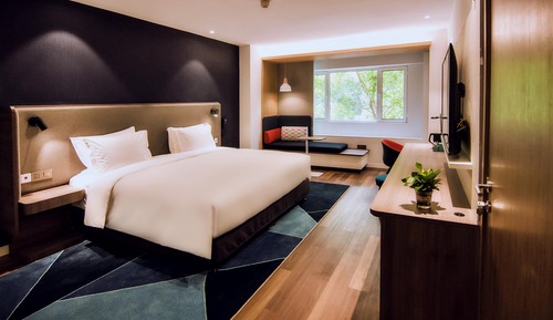Habitación estándar, 1 cama de matrimonio grande (High Floor)