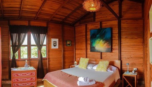 Cabaña estándar, 1 cama de matrimonio, no fumadores
