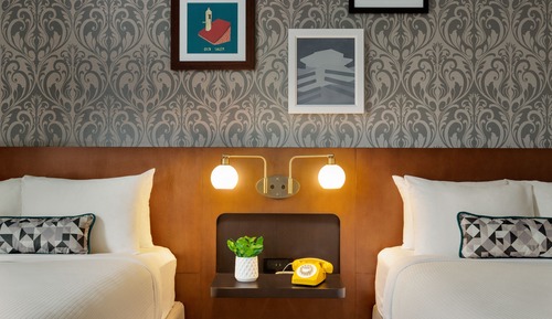 Habitación estándar, 2 camas de matrimonio