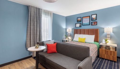 Suite estudio, 1 cama de matrimonio, accesible para personas con discapacidad, no fumadores