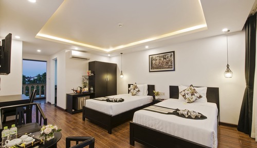 Suite junior, habitaciones comunicadas, vistas al río