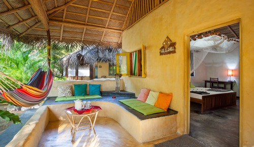 Bungalow tradicional, 1 cama de matrimonio, no fumadores