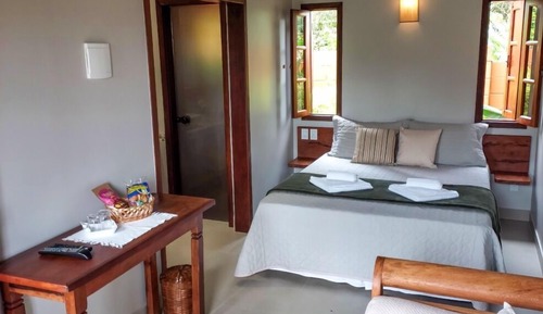 Chalet superior, 1 cama doble con sofá cama