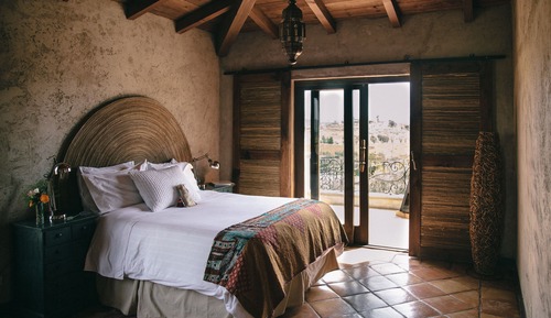 Habitación doble, 1 cama de matrimonio, no fumadores, terraza