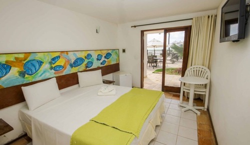 Habitación con 1 cama doble o 2 individuales, vistas al mar