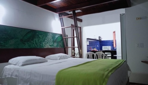 Habitación cuádruple, varias camas, vistas al mar, entresuelo