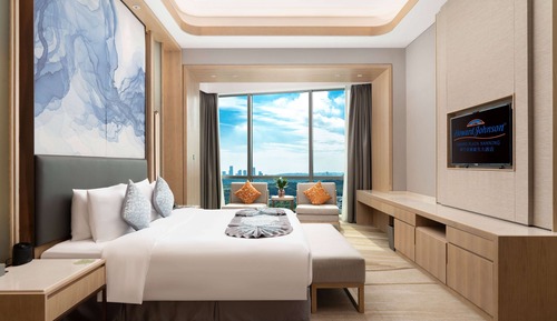 Habitación Business, 1 cama de matrimonio grande, fumadores, vistas a la ciudad