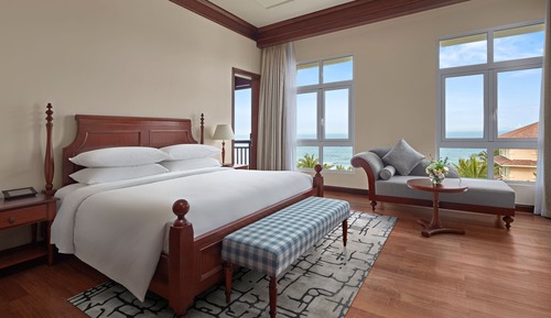 Habitación Deluxe, 1 cama de matrimonio grande, no fumadores, vistas al mar (Balcony)