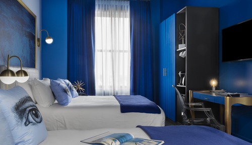 Habitación, 2 camas de matrimonio