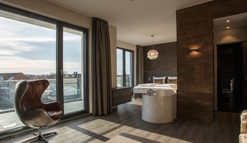 Suite superior, 1 cama de matrimonio, no fumadores, vistas a la ciudad