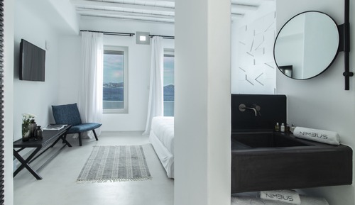 Habitación superior, vistas al mar