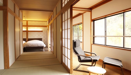 Habitación tradicional (Japanese Western Style, 53m², SAKURA)