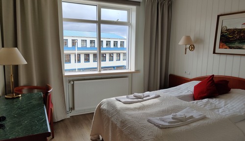 Habitación doble, 1 cama de matrimonio, baño privado