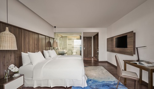 Habitación Deluxe con 2 camas individuales, vistas a la ciudad