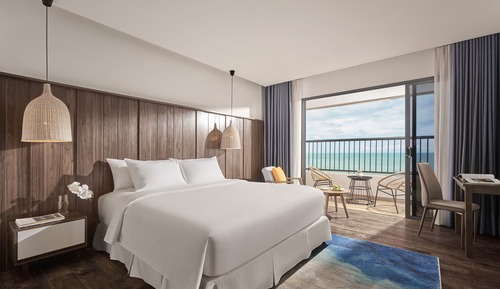 Habitación Deluxe, 1 cama de matrimonio grande, balcón, vistas al mar