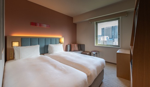 Habitación económica con 2 camas individuales, no fumadores (17.6㎡)