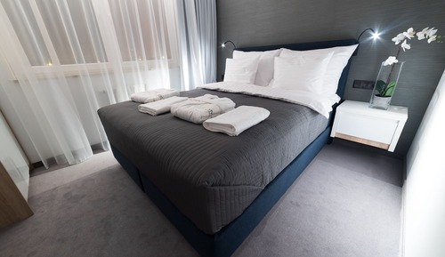 Apartamento Deluxe, varias camas, no fumadores, vistas al jardín